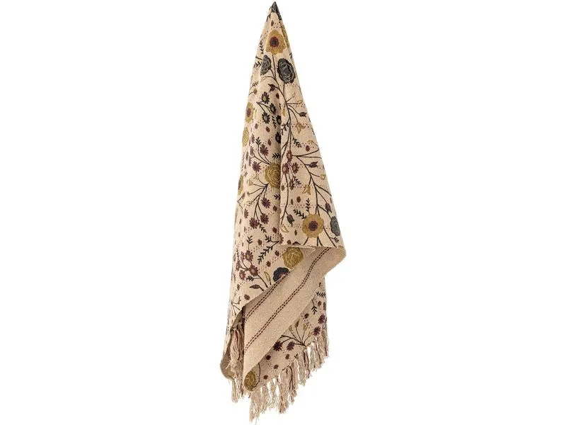 Bloomingville Decke Eydis 160 x 130 cm, Mehrfarbig