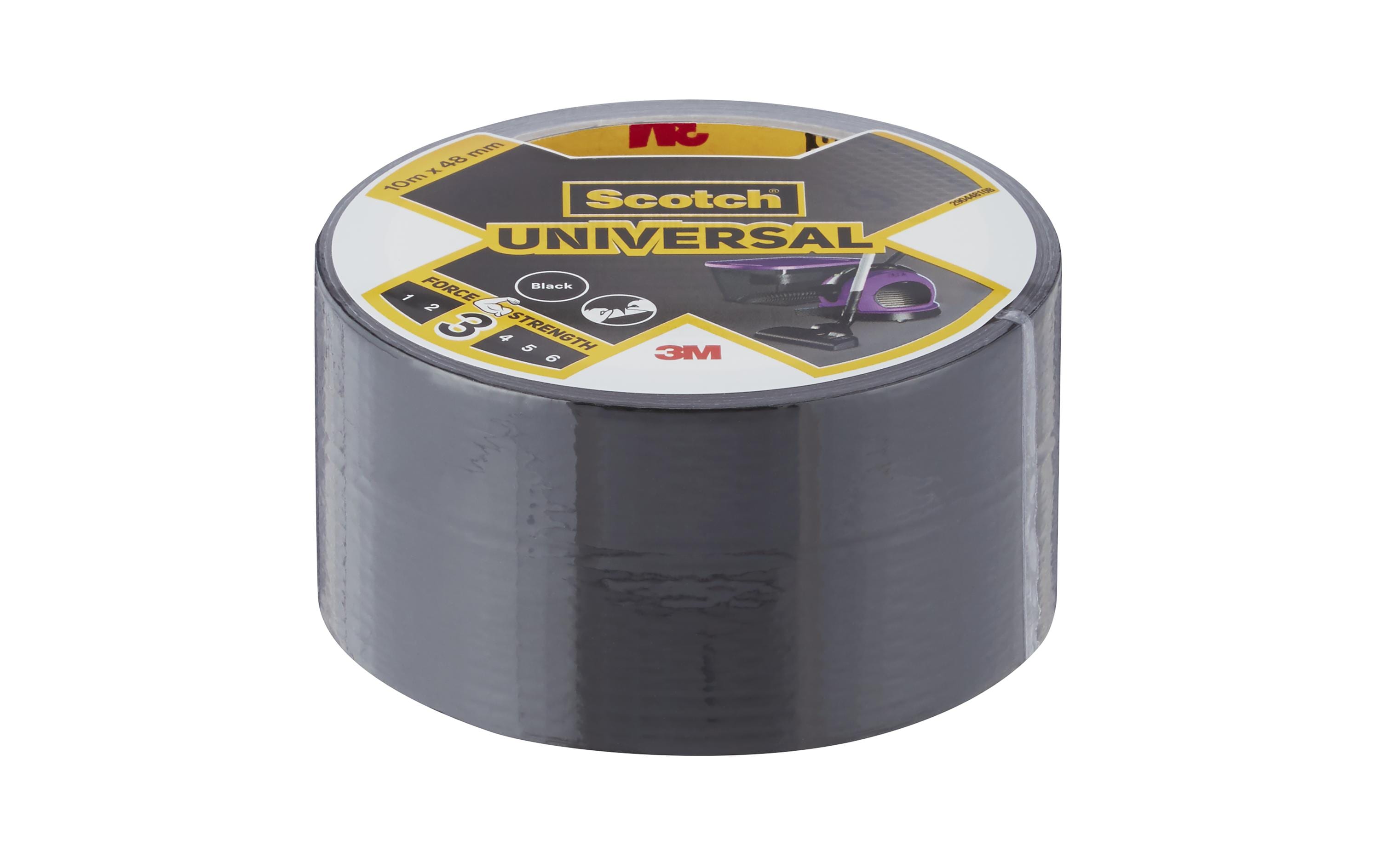 3M Klebeband Scotch Universal 48 mm x 10 m, Schwarz 3M Klebeband Scotch Universal 48 mm x 10 m, Schwarz