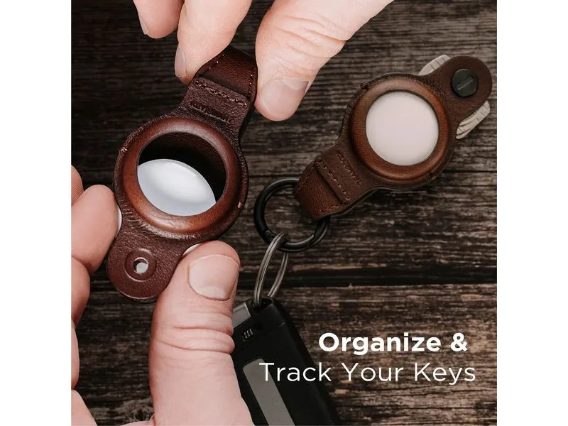 Keysmart Schlüsselhalter Air Leather, Braun Keysmart Schlüsselhalter Air Leather, Braun