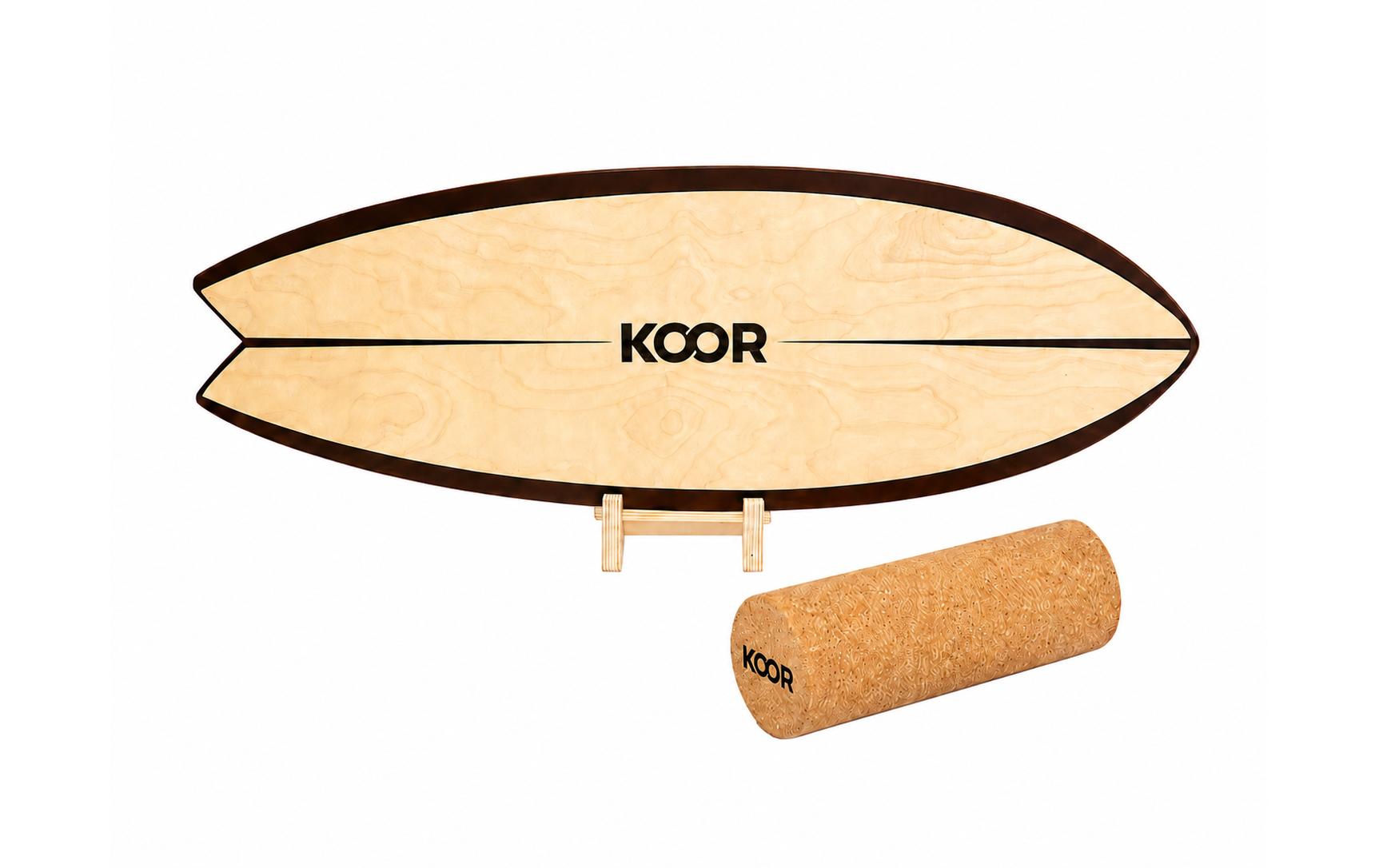 KOOR Balance Board mit Korkrolle KOOR Balance Board mit Korkrolle