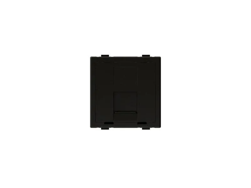 max connect Keystone-Modul 45 x 45 mm für 1x RJ-45, Anthrazit