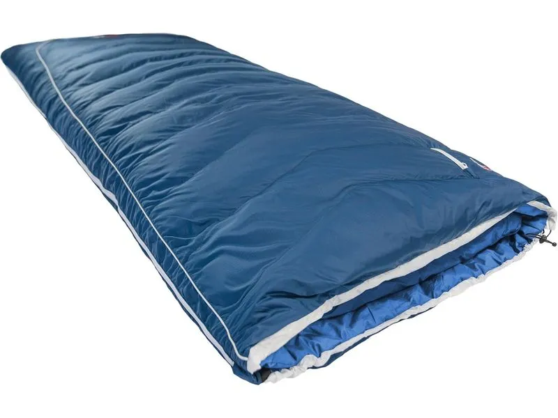 Grüezi Bag Schlafsack Down Wool 2in1 Comfort 2.0 6°C/14°C L 185cm, Blau