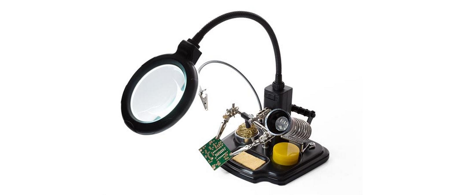 Velleman Löthilfe mit Lupe 3-fache Vergrösserung Velleman Löthilfe mit Lupe 3-fache Vergrösserung