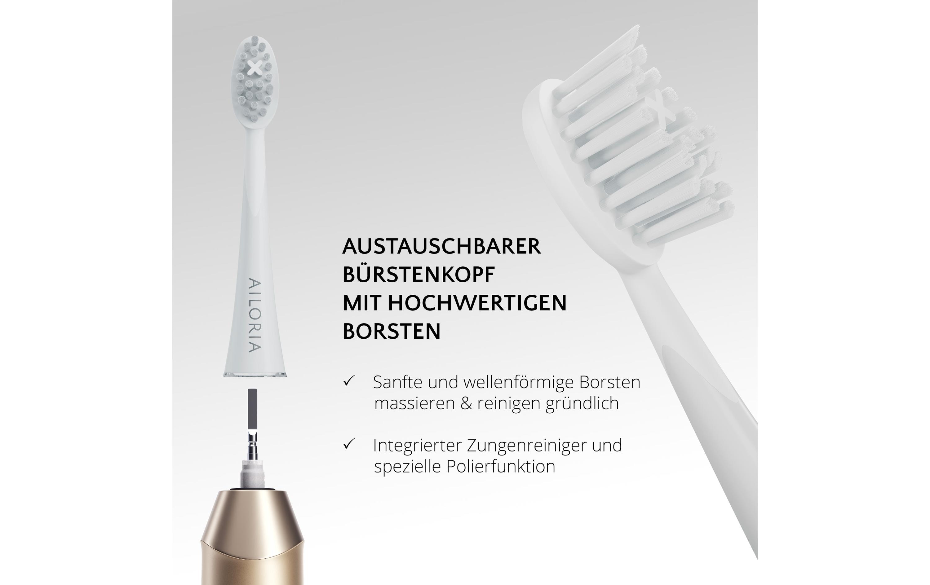 Ailoria Elektrische Zahnbürste Schallzahnbürste Shine Bright Set
