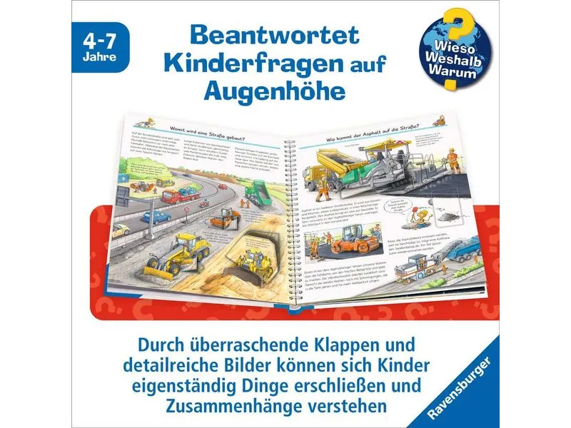 Ravensburger Kinder-Sachbuch Fahrzeuge auf der Baustelle