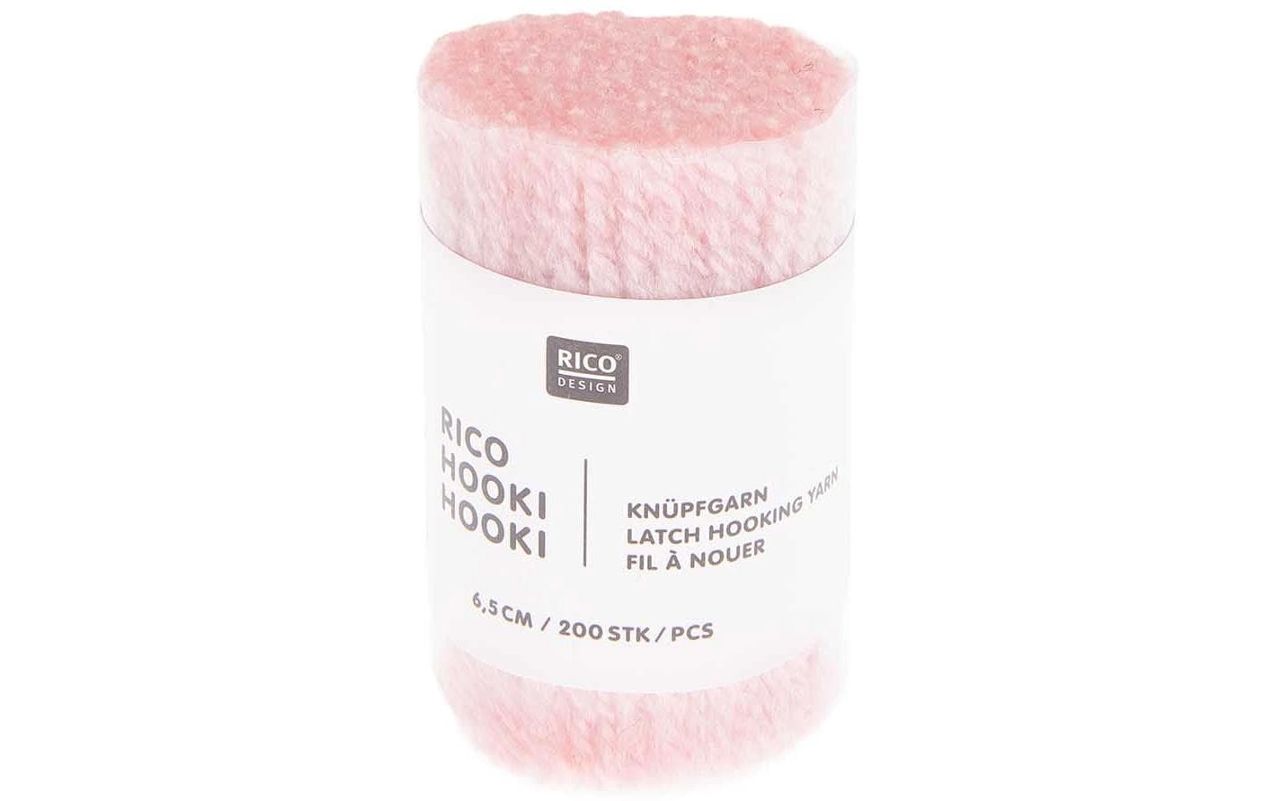 Rico Design Hooki Knüpfgarn Hellrosa
