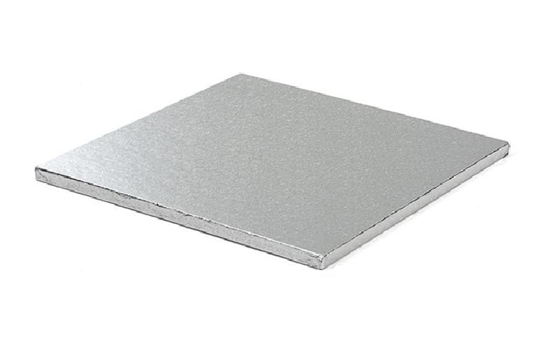 Decora Tortenplatte 20 x 20 cm, Silber