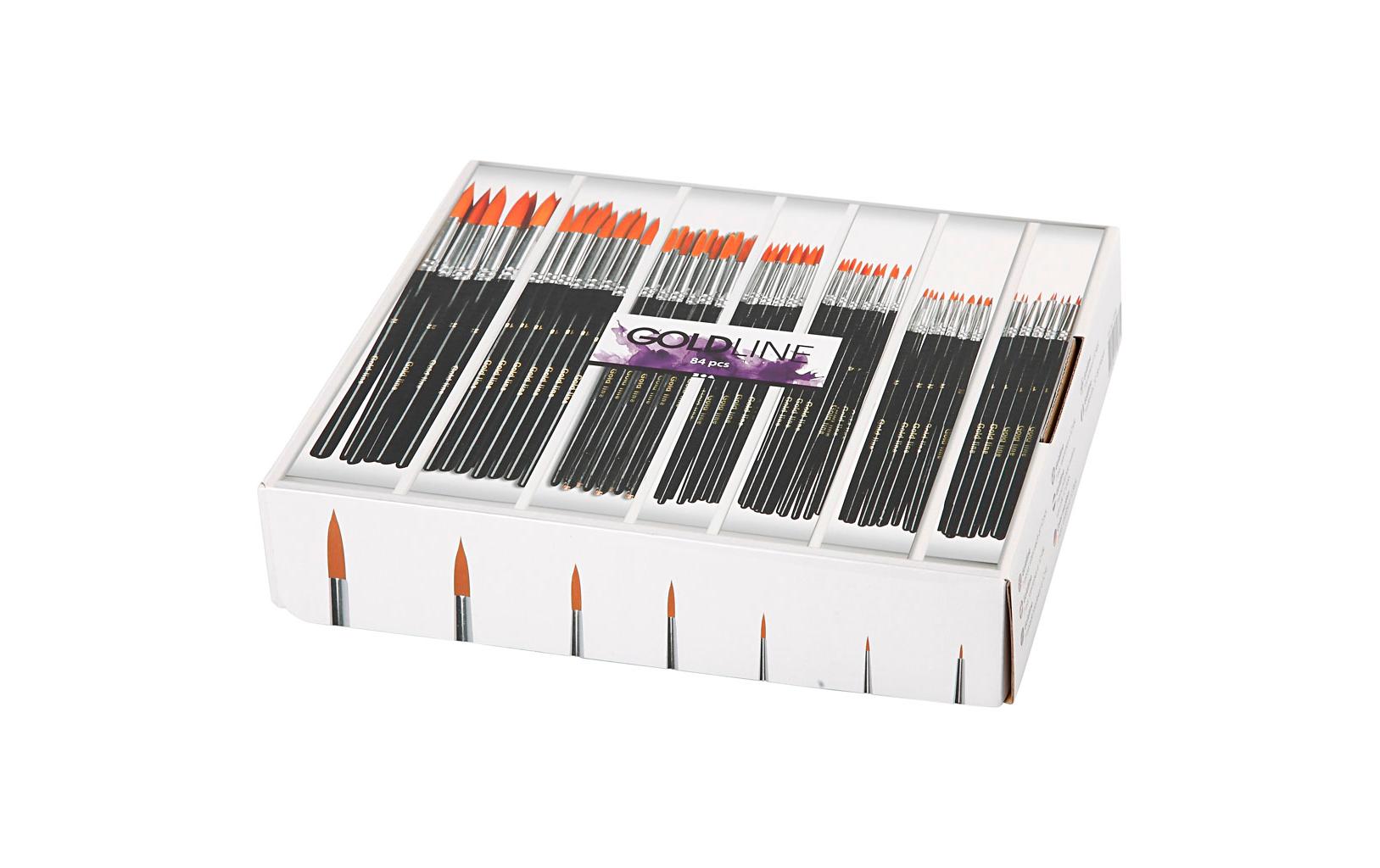 Creativ Company Nylonhaarpinsel 84 Stück Creativ Company Nylonhaarpinsel 84 Stück