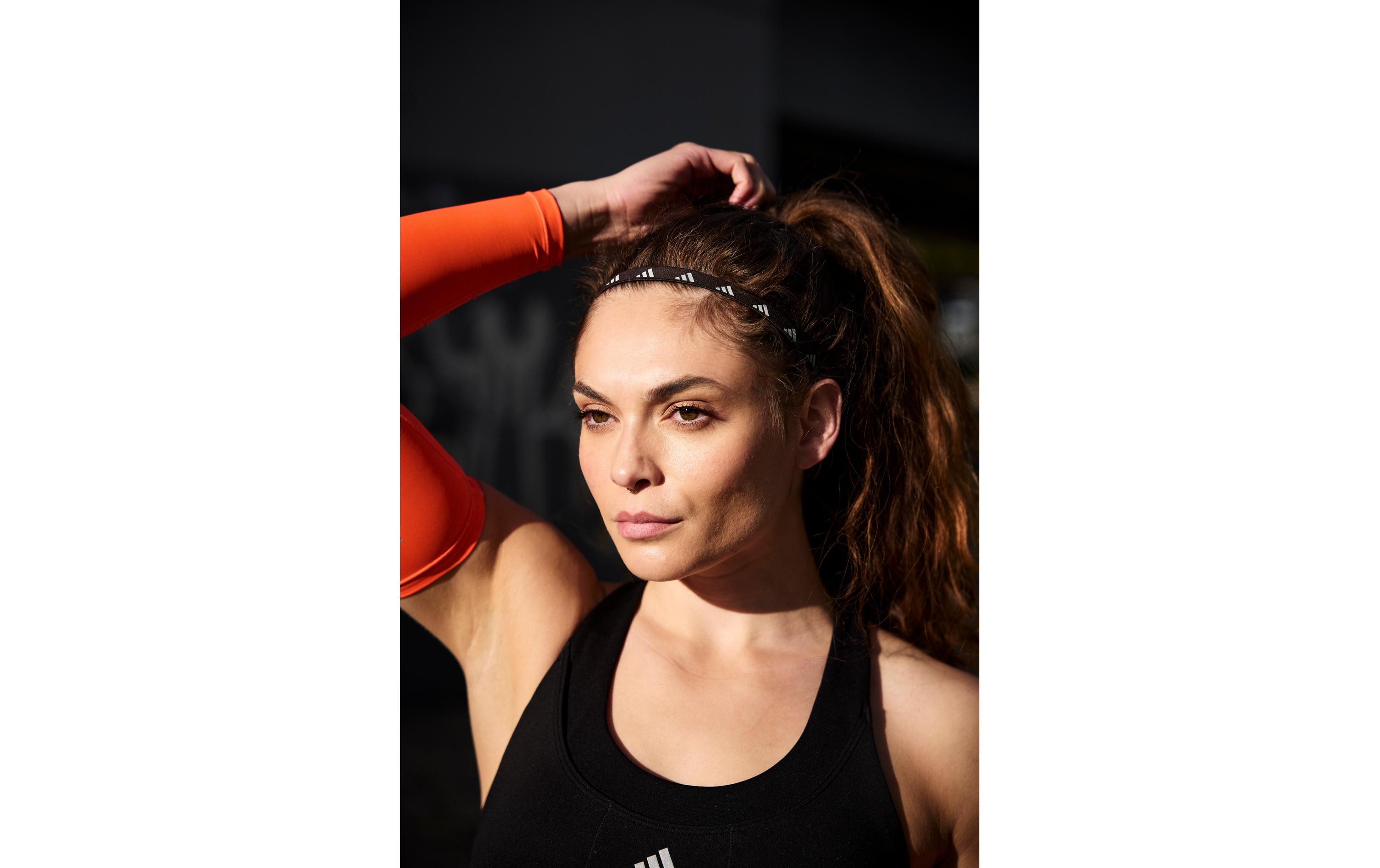 adidas Hairbands Lucid Lemon, Schwarz, Silber