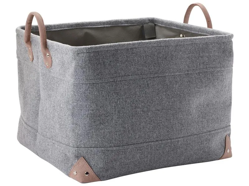 Aquanova Aufbewahrungskorb Lubin 40 x 40 x 30 cm, Grau Aquanova Aufbewahrungskorb Lubin 40 x 40 x 30 cm, Grau