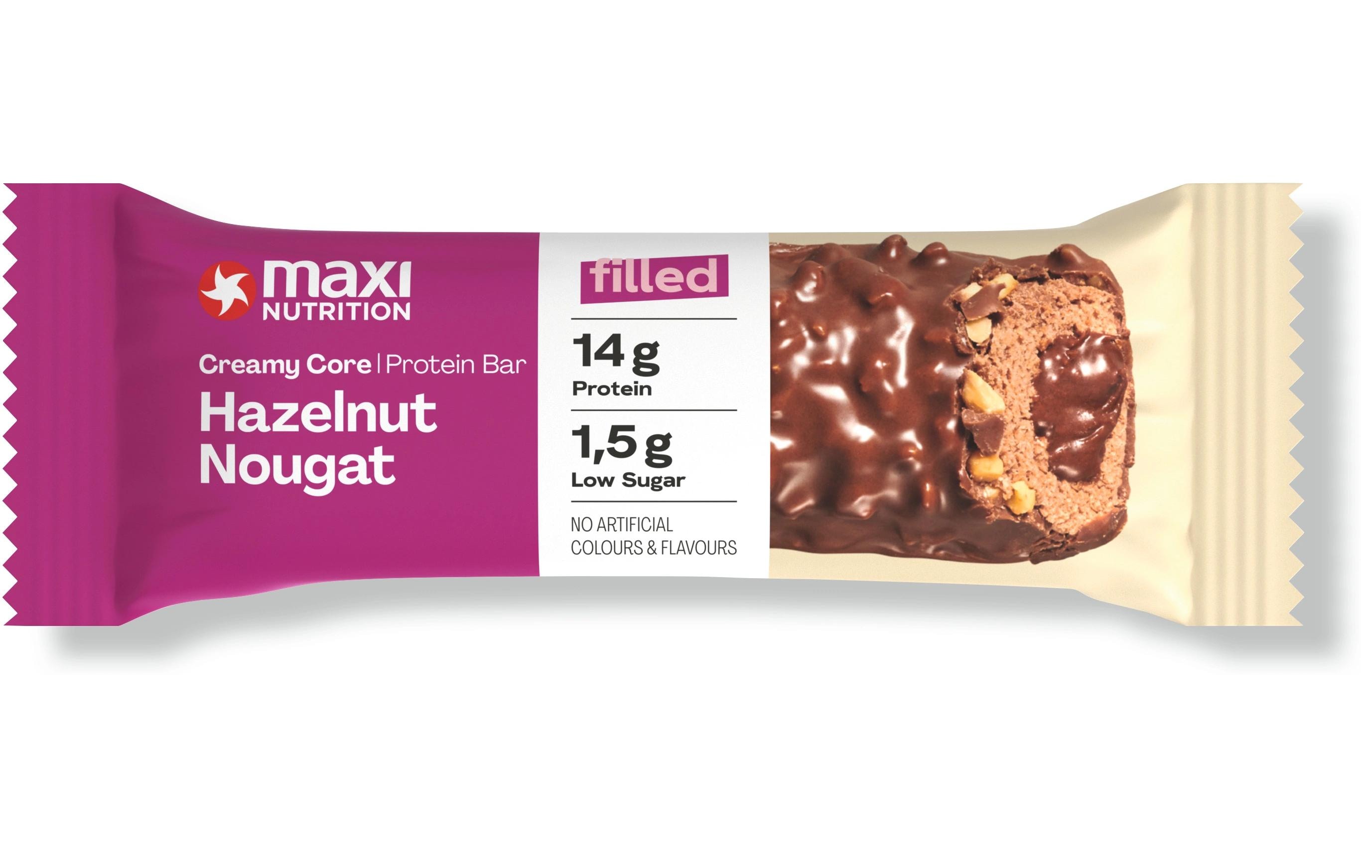 Maxi Nutrition Riegel Creamy Core Haselnuss/Nougat