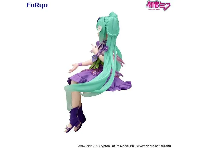 FuRyuu Figur Noodle Stopper Hatsune Miku Flower Fairy Cosmos Purple FuRyuu Figur Noodle Stopper Hatsune Miku Flower Fairy Cosmos Purple