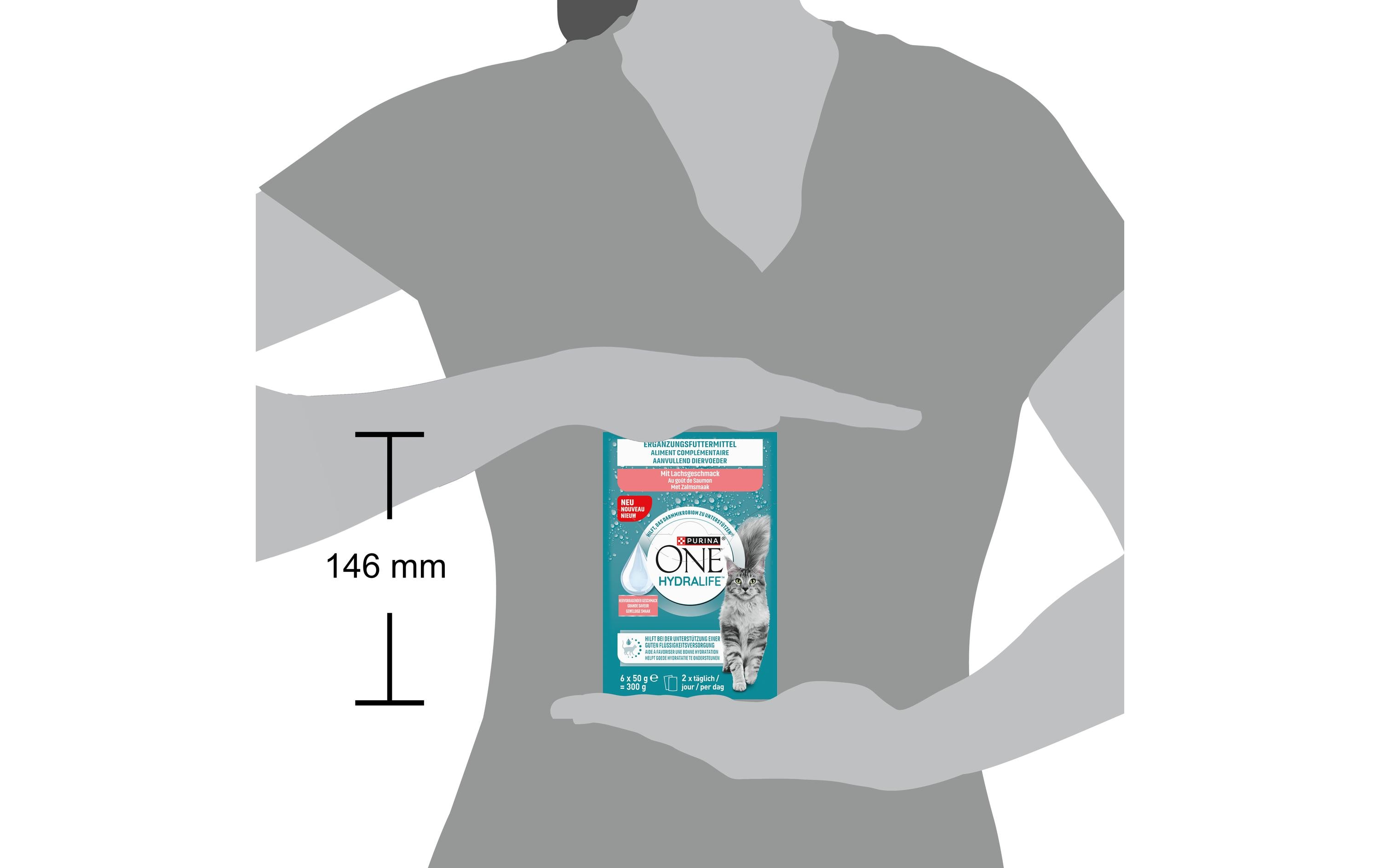 Purina ONE Hydralife Lachs 6 x 50 g