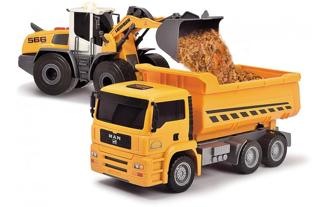 Dickie Toys Baustellenfahrzeug Construction Twin Pack