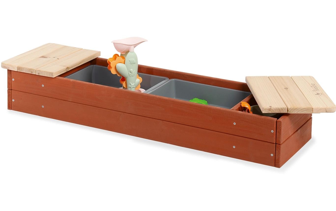 Pinolino Sandkasten Hedda, Rot/natur