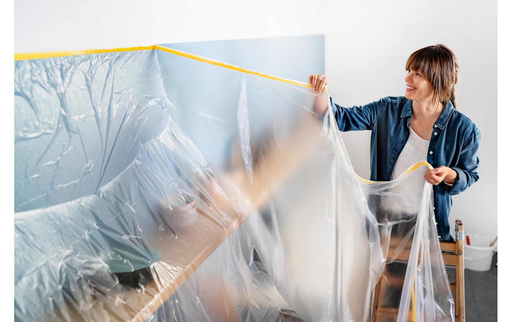 tesa Abdeckfolie Easy Cover Perfect+ Refill L, 33 x 1.4 m