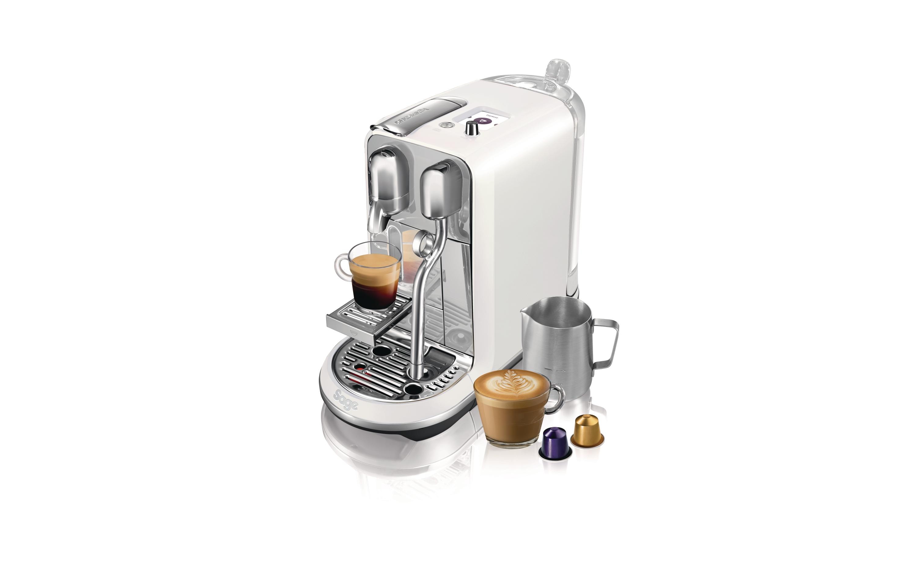 Sage Kaffeemaschine Nespresso Creatista Plus SNE800SST Weiss