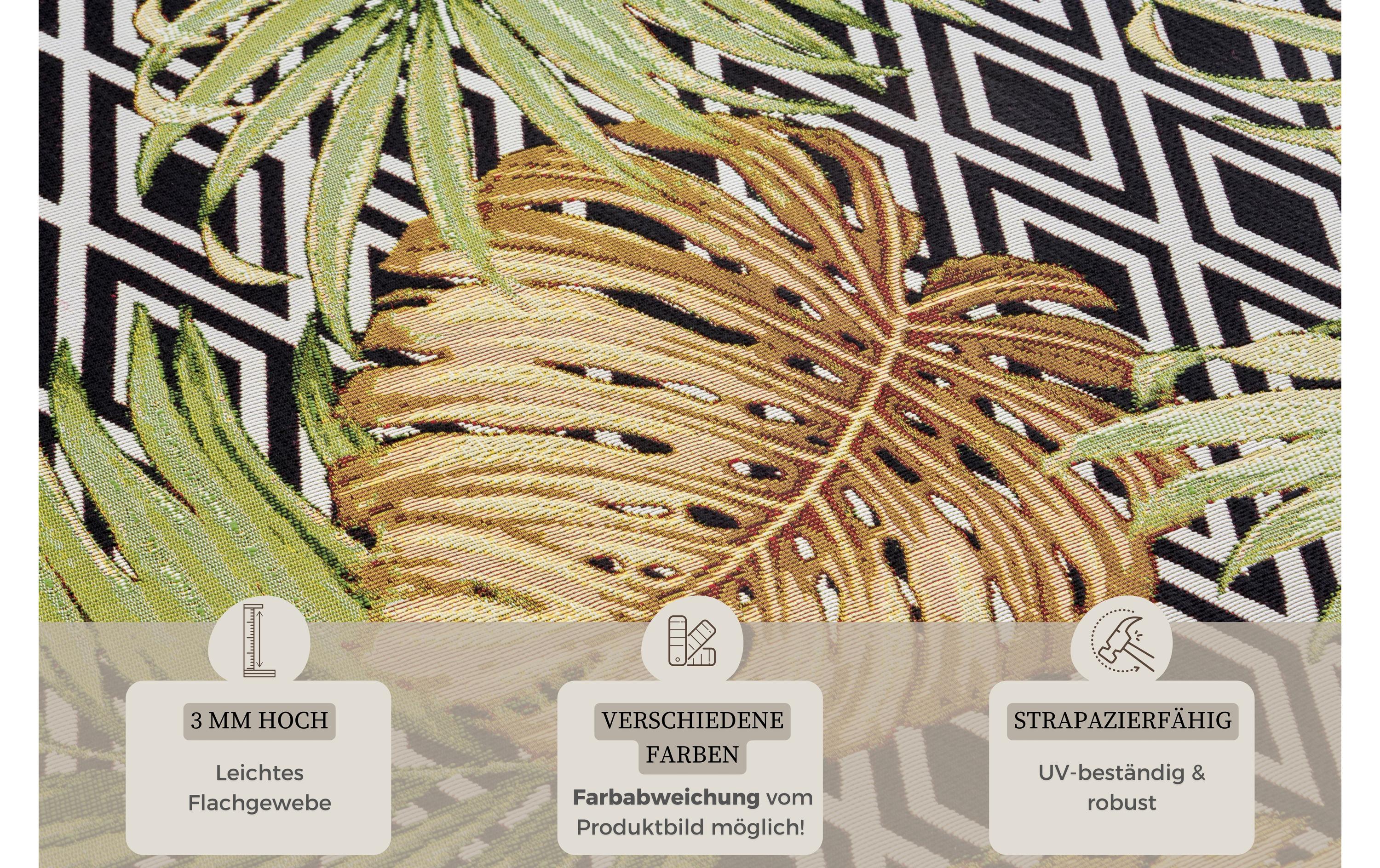 Hanse Home Teppich Diamonds and Leaves 120 cm x 180 cm, Mehrfarbig