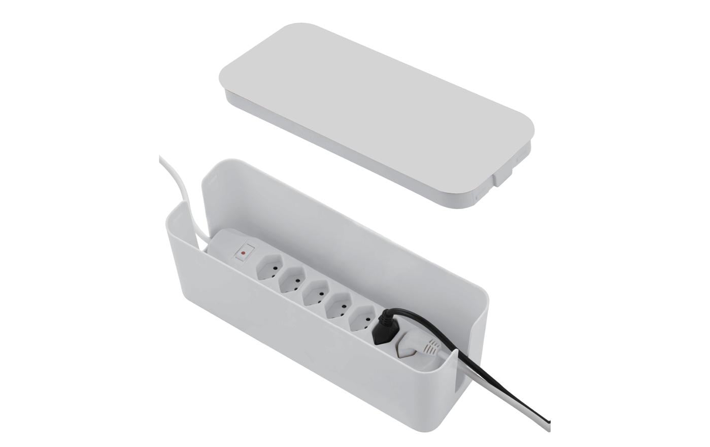 Schönenberger Kabelbox mit Steckerleiste 7x T13, Weiss Schönenberger Kabelbox mit Steckerleiste 7x T13, Weiss