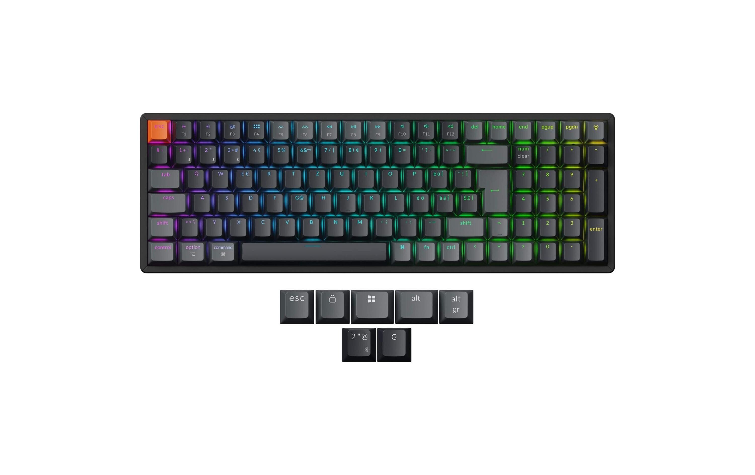 Keychron Gaming-Tastatur K4 QMK Version 3 Red Switch