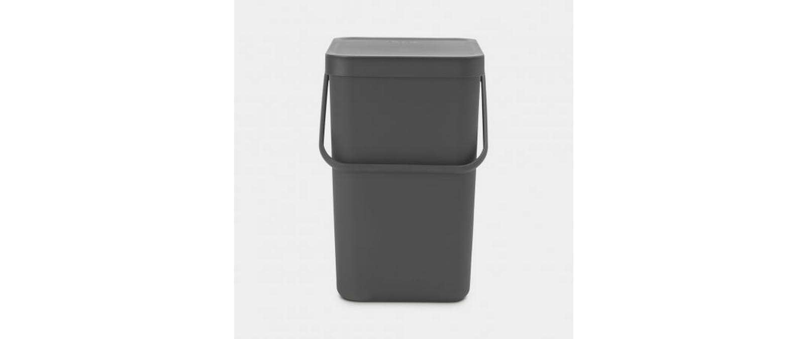Brabantia Recyclingbehälter Sort & Go 12 l, Grau