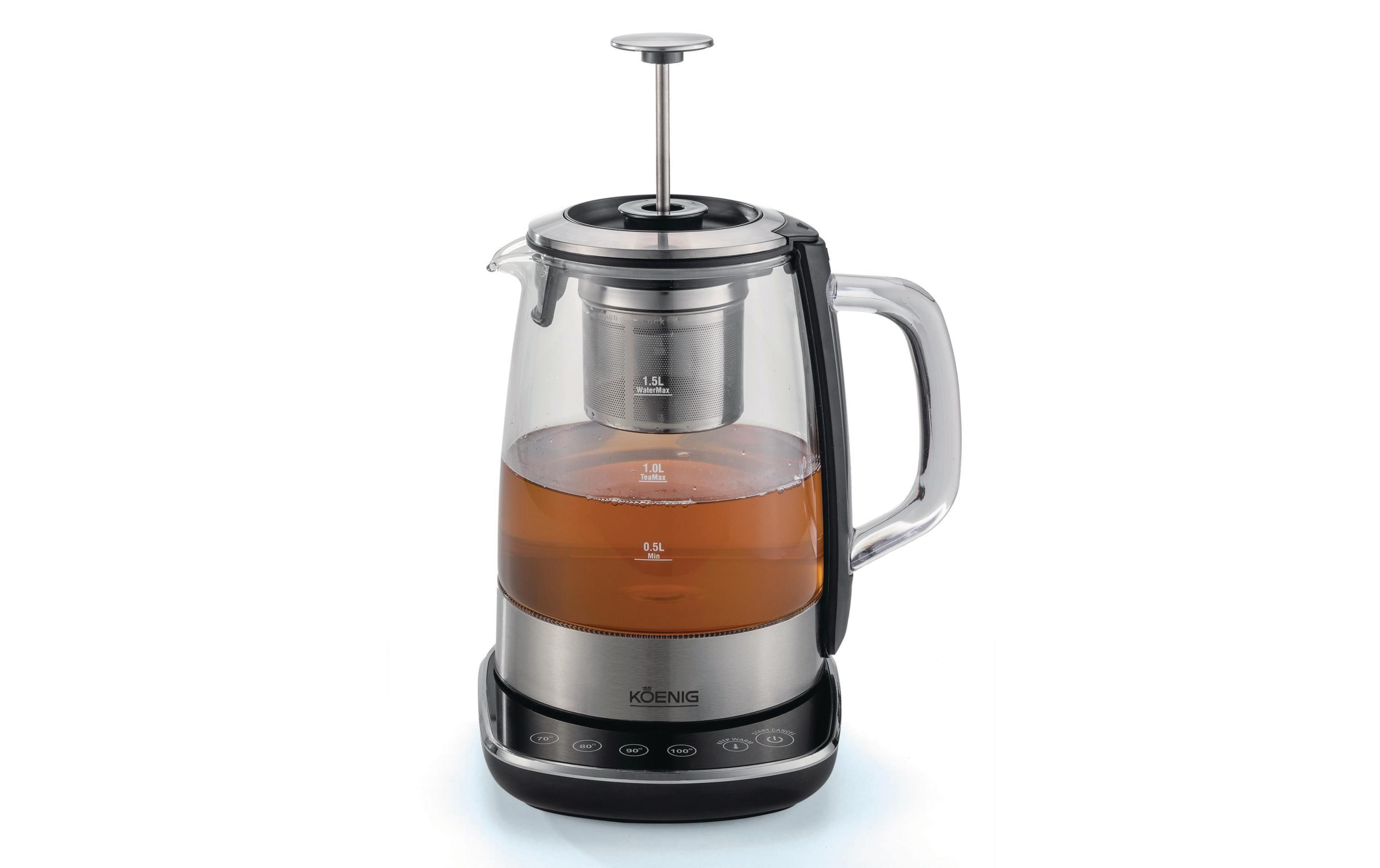 Koenig Wasserkocher B02118 1.5 l, Silber