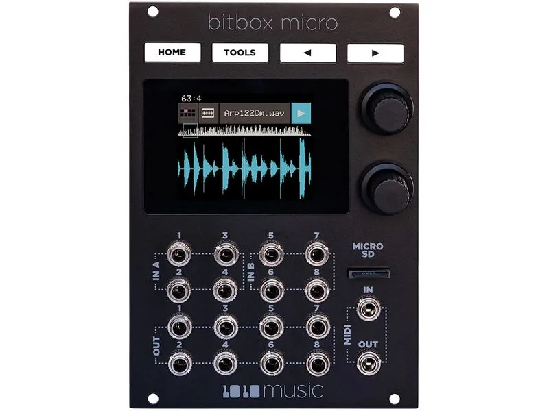 1010Music Bitbox Micro Black Edition, Schwarz, Weiss