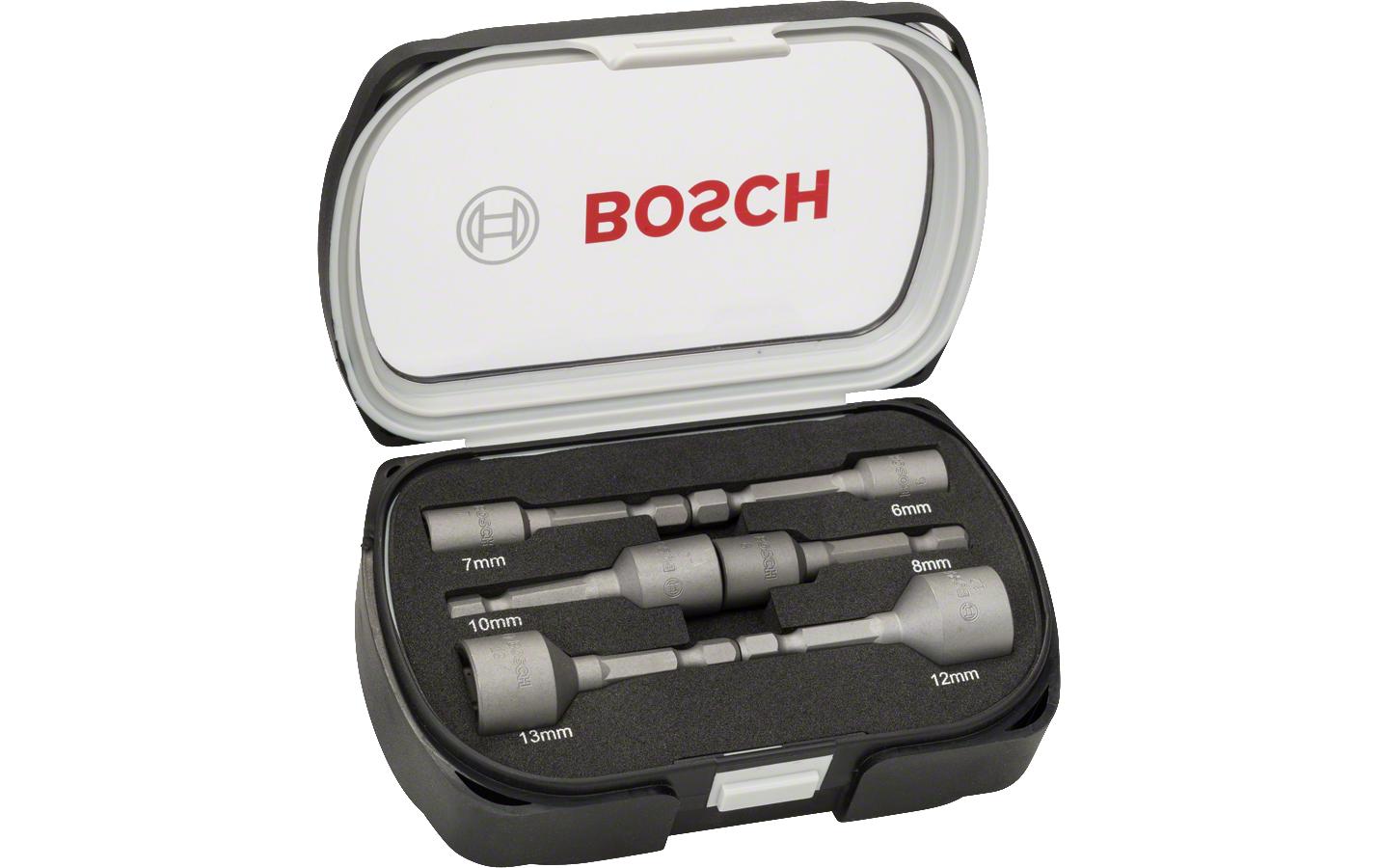 Bosch Professional Steckschlüssel-Set 1/4 Aufnahme 6-teilig Bosch Professional Steckschlüssel-Set 1/4 Aufnahme 6-teilig