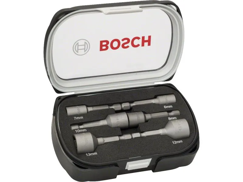 Bosch Professional Steckschlüssel-Set 1/4 Aufnahme 6-teilig