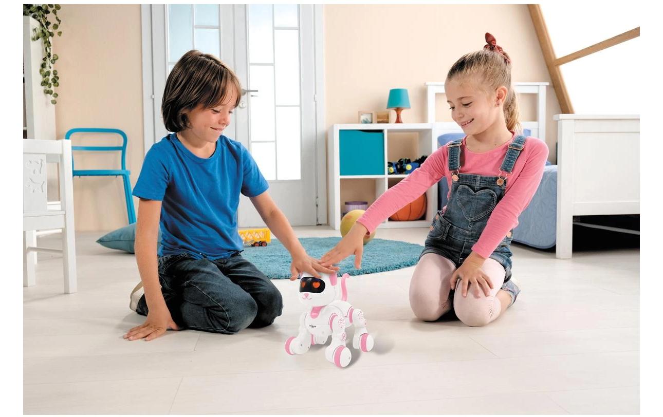 Lexibook Lernroboter Power Kitty Junior Weiss, Rosa