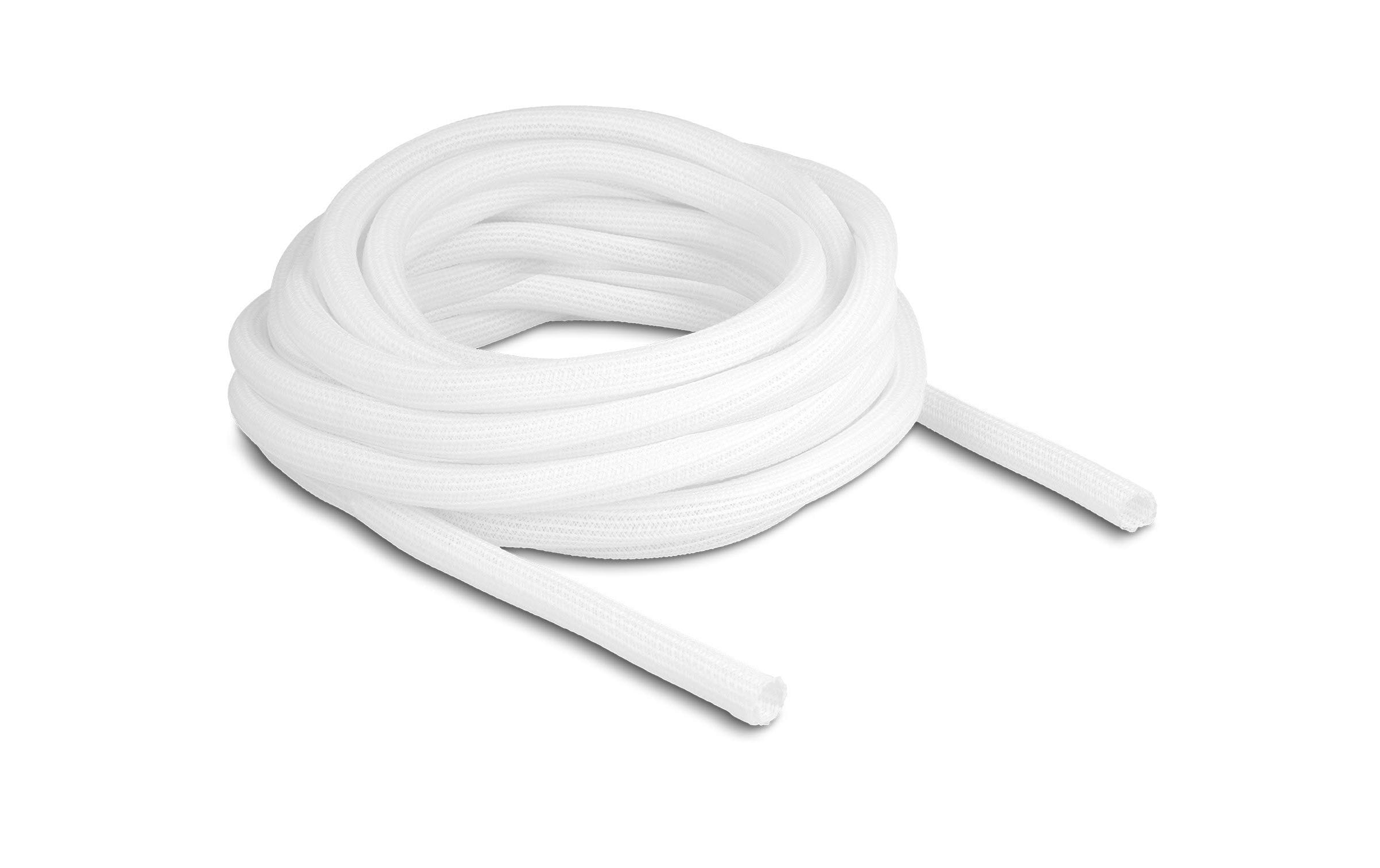 Delock Geflechtschlauch Selbstschliessend 10 m x 9 mm Weiss Delock Geflechtschlauch Selbstschliessend 10 m x 9 mm Weiss