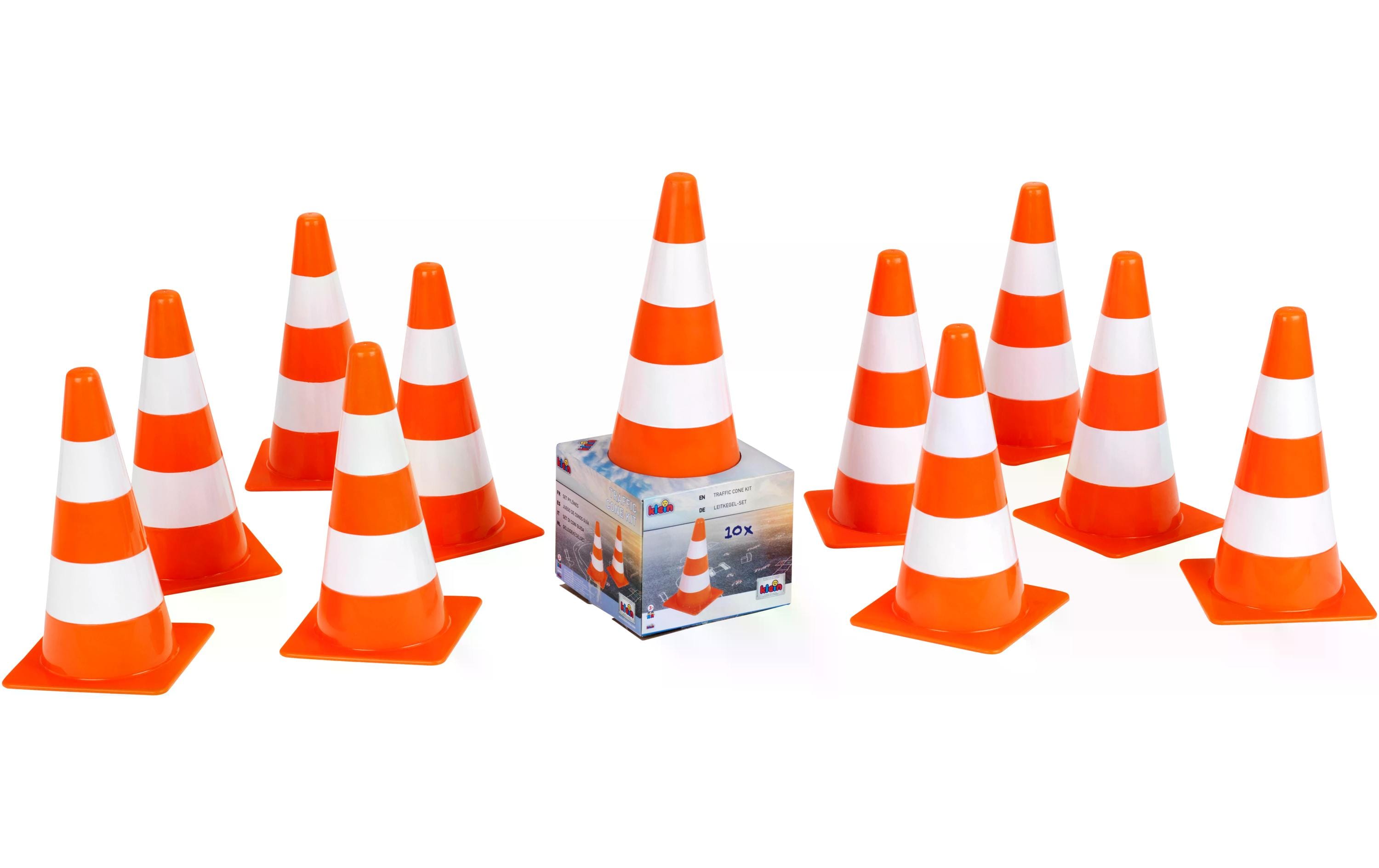 Klein-Toys Strassenverkehr Pylonen Set 10 Stück