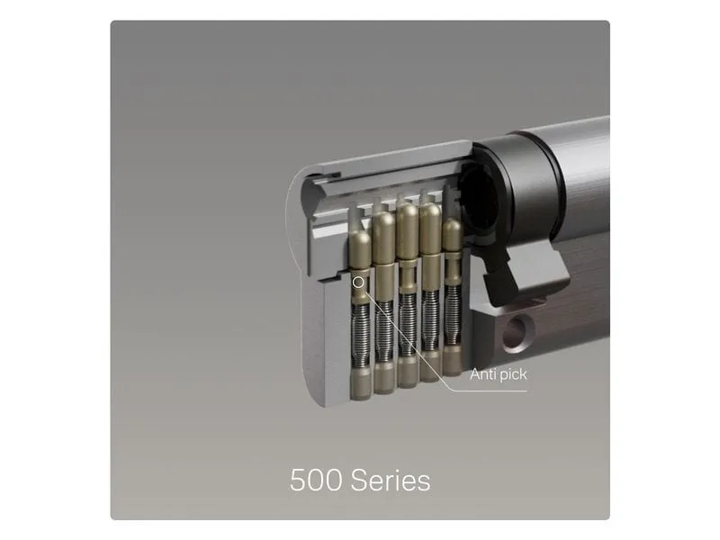 Yale Knaufzylinder 500 plus, 30/30, Nickel sat. Standard Security Yale Knaufzylinder 500 plus, 30/30, Nickel sat. Standard Security