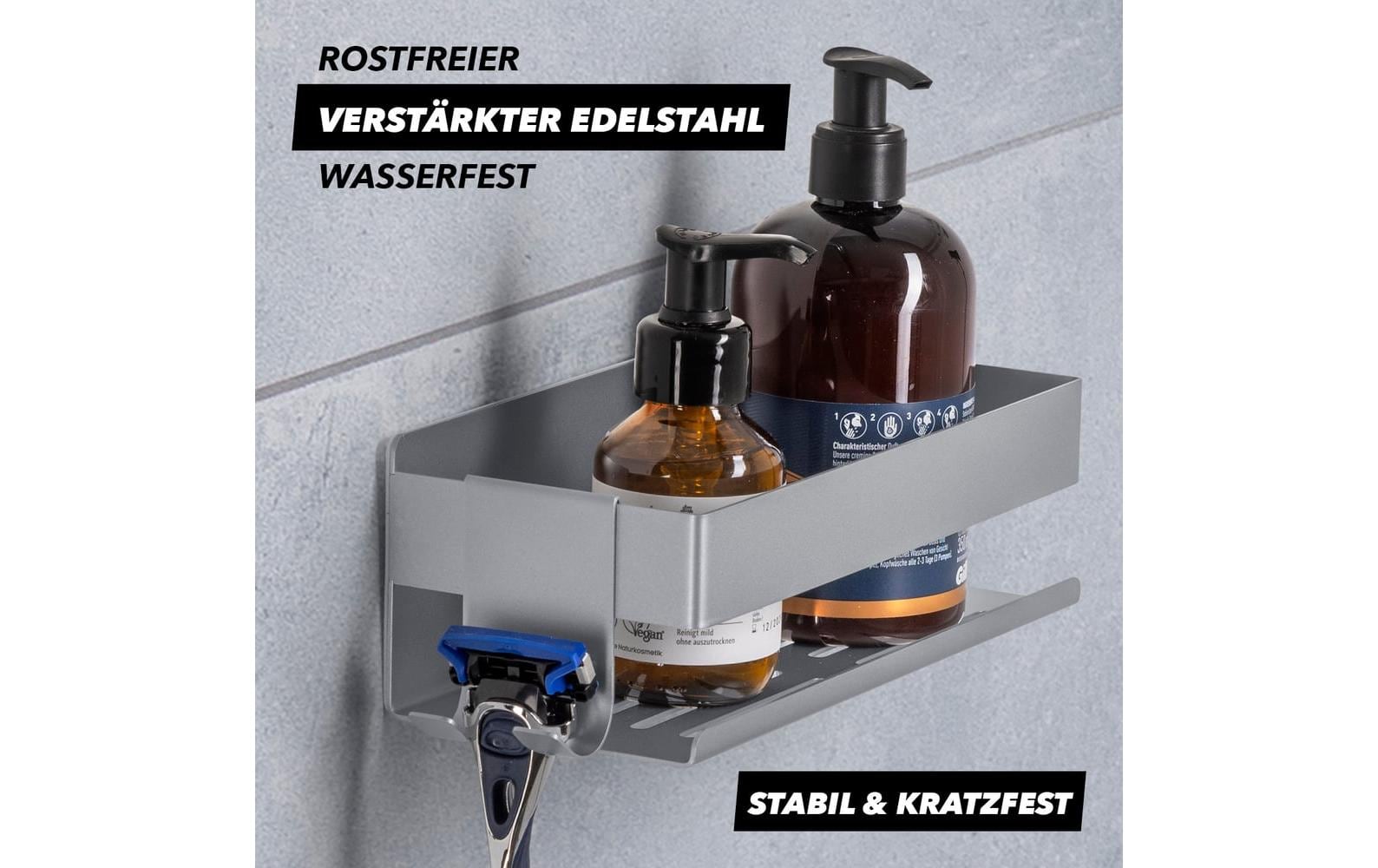 Benkstein Einzel-Duschorganizer Silber