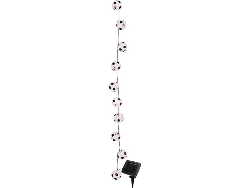 Näve Lichterkette LED Solar Fussball 20 LEDs, 580 cm, Näve Lichterkette LED Solar Fussball 20 LEDs, 580 cm,