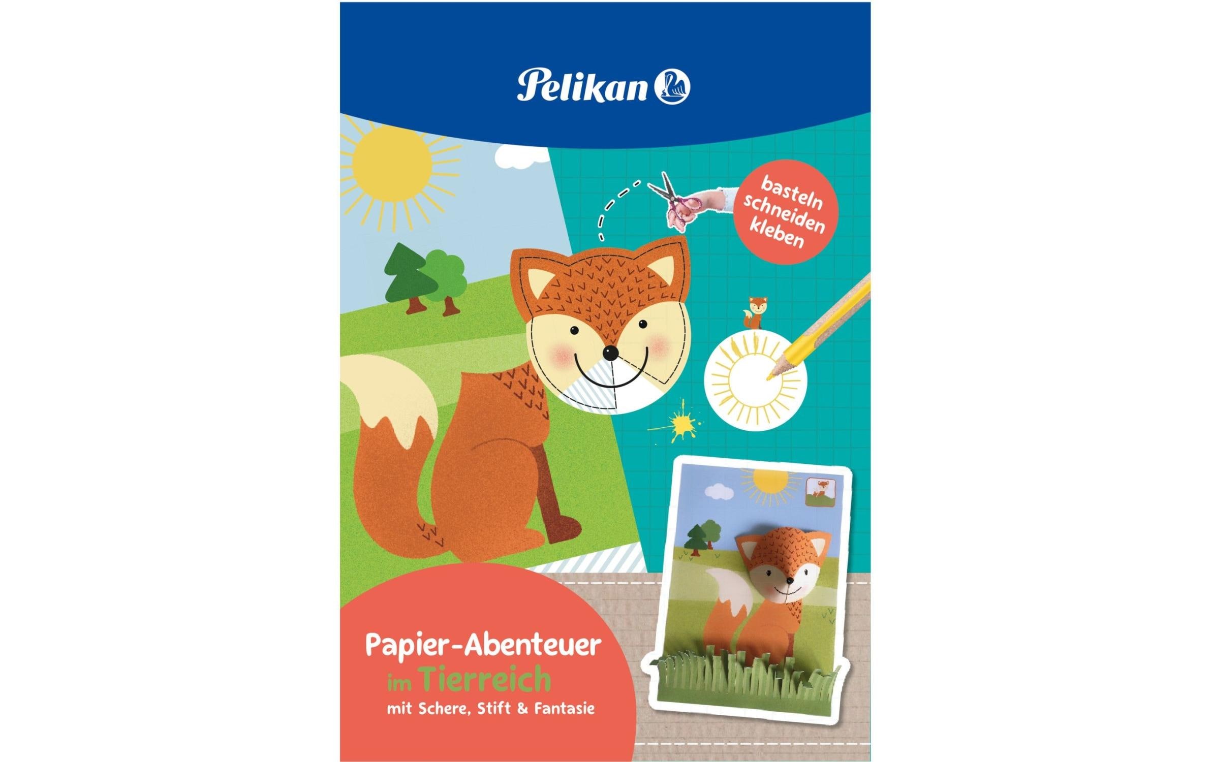 Pelikan Bastelbuch Tiere 32 Seiten, FSC Pelikan Bastelbuch Tiere 32 Seiten, FSC