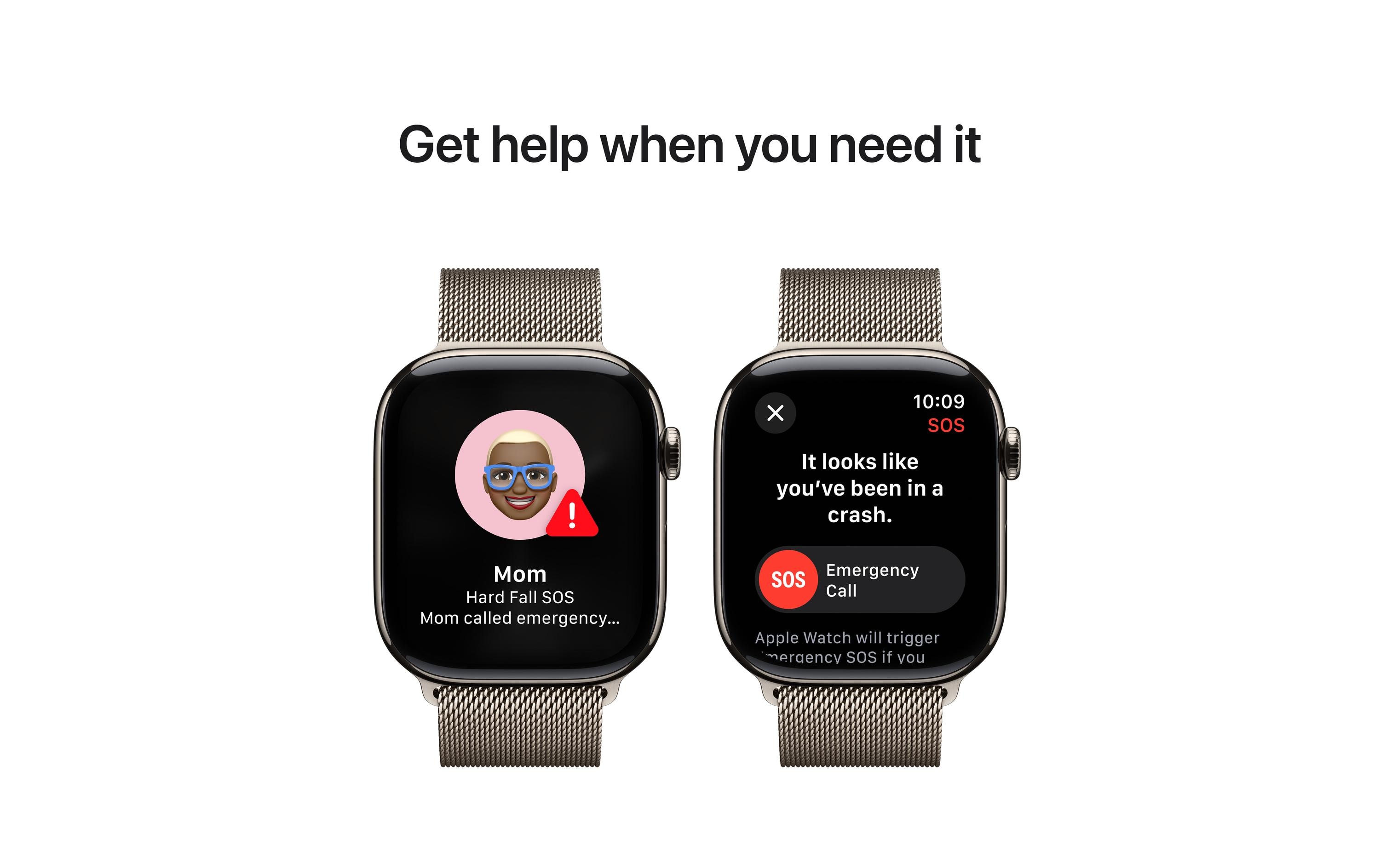 Apple Watch Series 10 46 mm LTE Natural Titanium Loop Milanese S/M