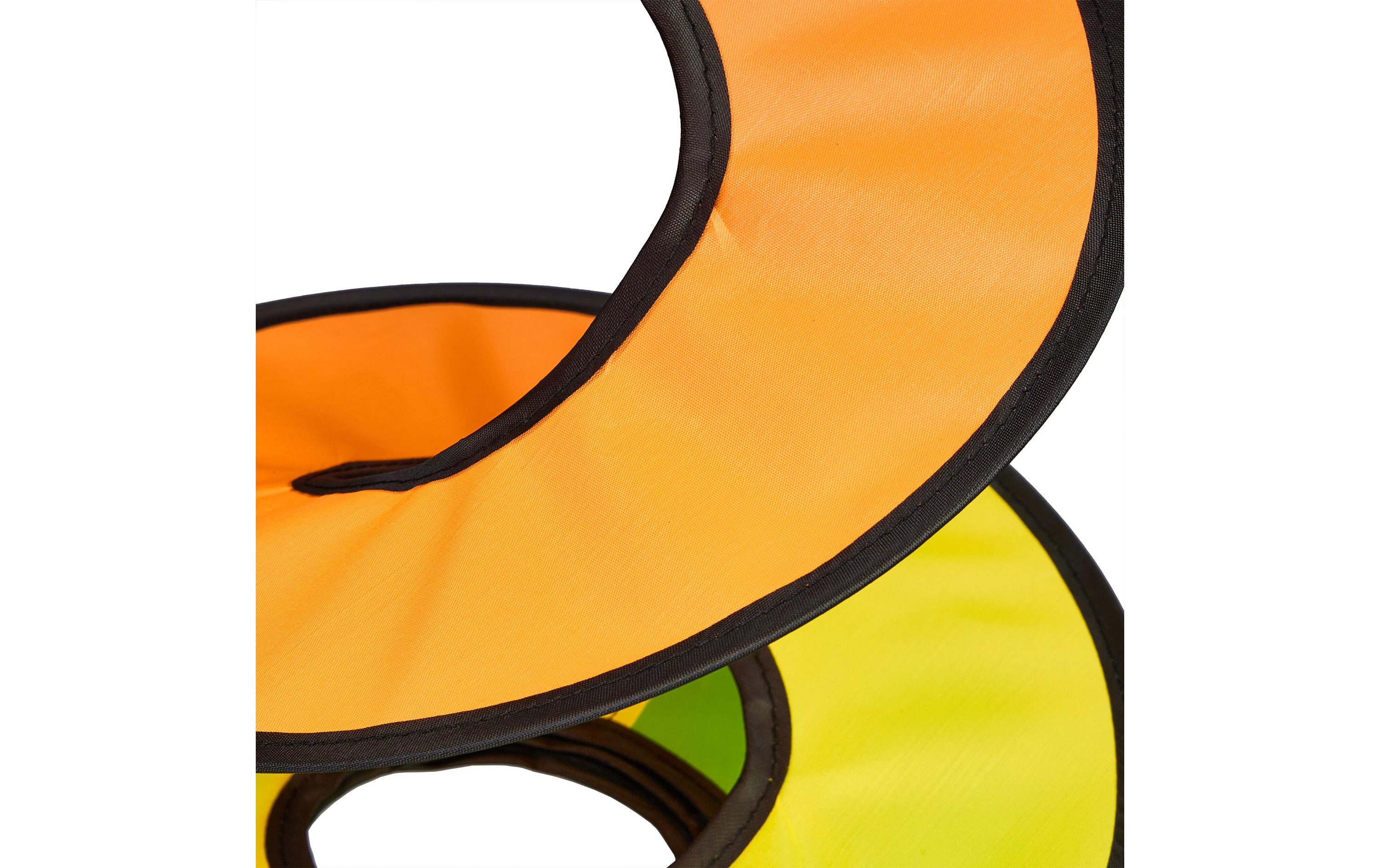 relaxdays Windrad Regenbogen 2er Set 130 cm