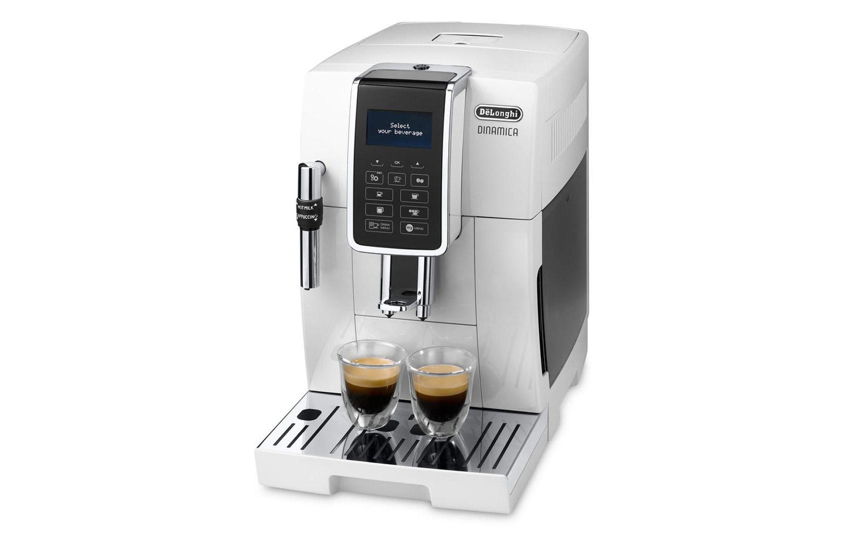 De'Longhi Kaffeevollautomat Dinamica ECAM 350.35.W Weiss De'Longhi Kaffeevollautomat Dinamica ECAM 350.35.W Weiss