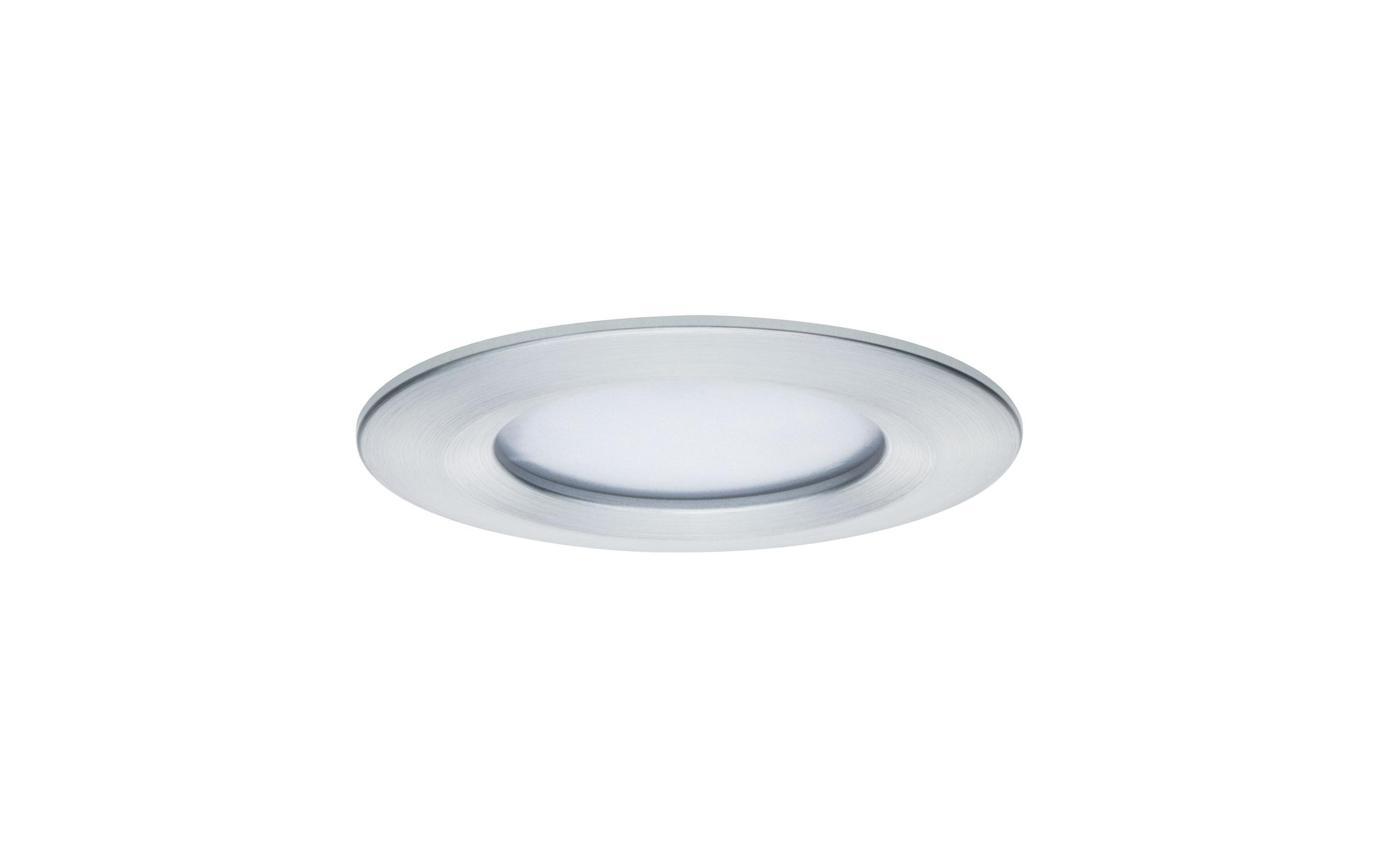 Paulmann Einbauspot Nova Plus Coin Starr Set, 3 x 6 W, 2700 K, Silber