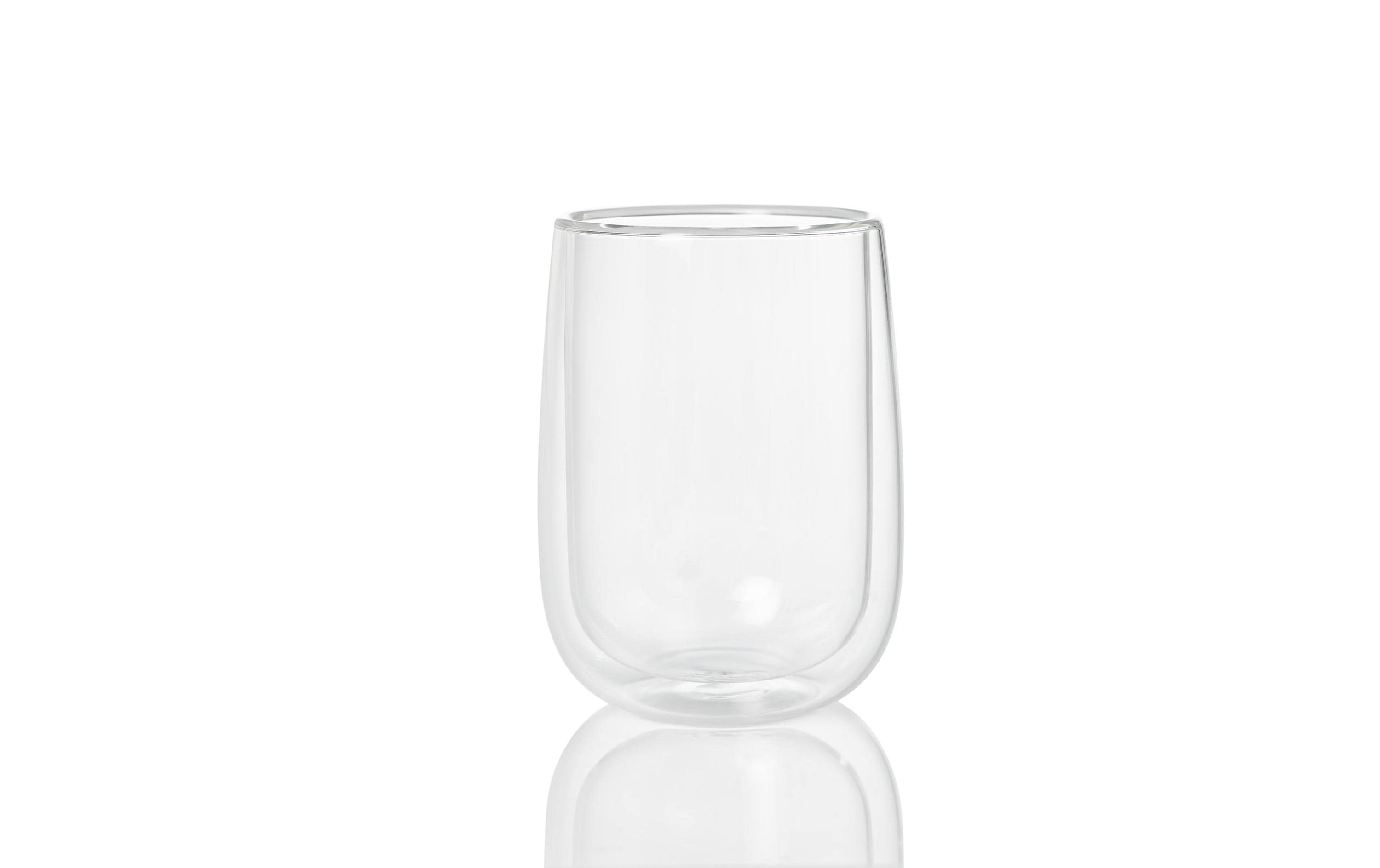 AdHoc Tee-Set Fusion Glass 400 ml, 1 Stück, Silber/Transparent