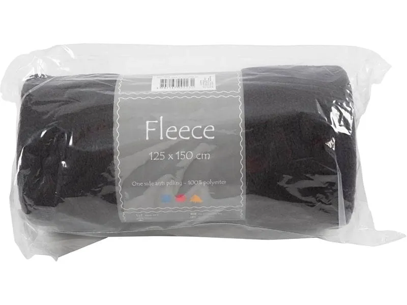 Creativ Company Fleece 150 cm x 125 cm, Grau