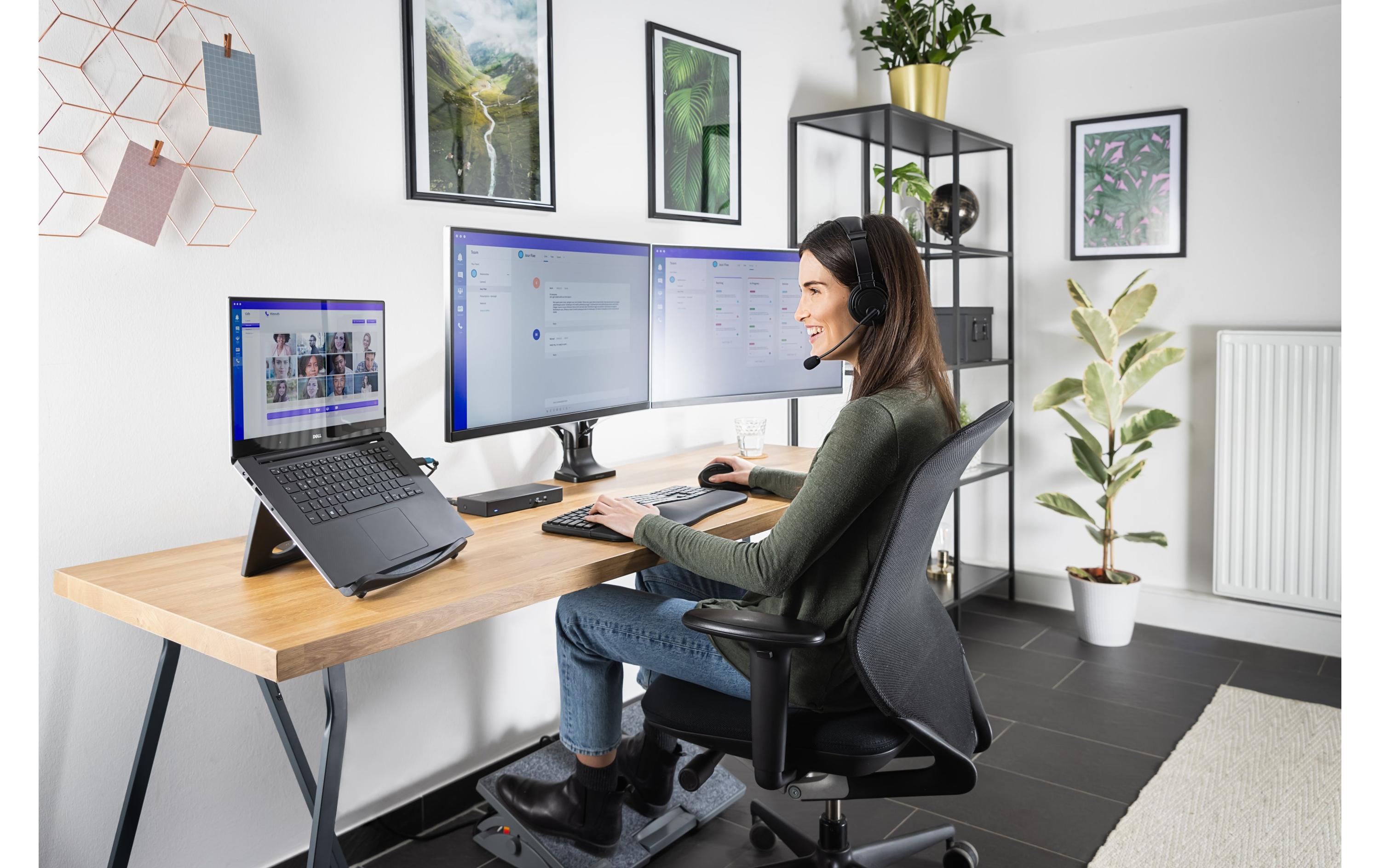 Kensington Tischhalterung SmartFit OneTouch Dual Schwarz