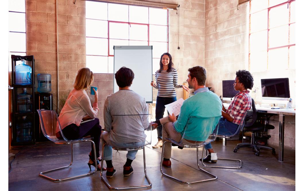 Legamaster Flipchart Economy Triangle 68 x 105 cm mit Rollen