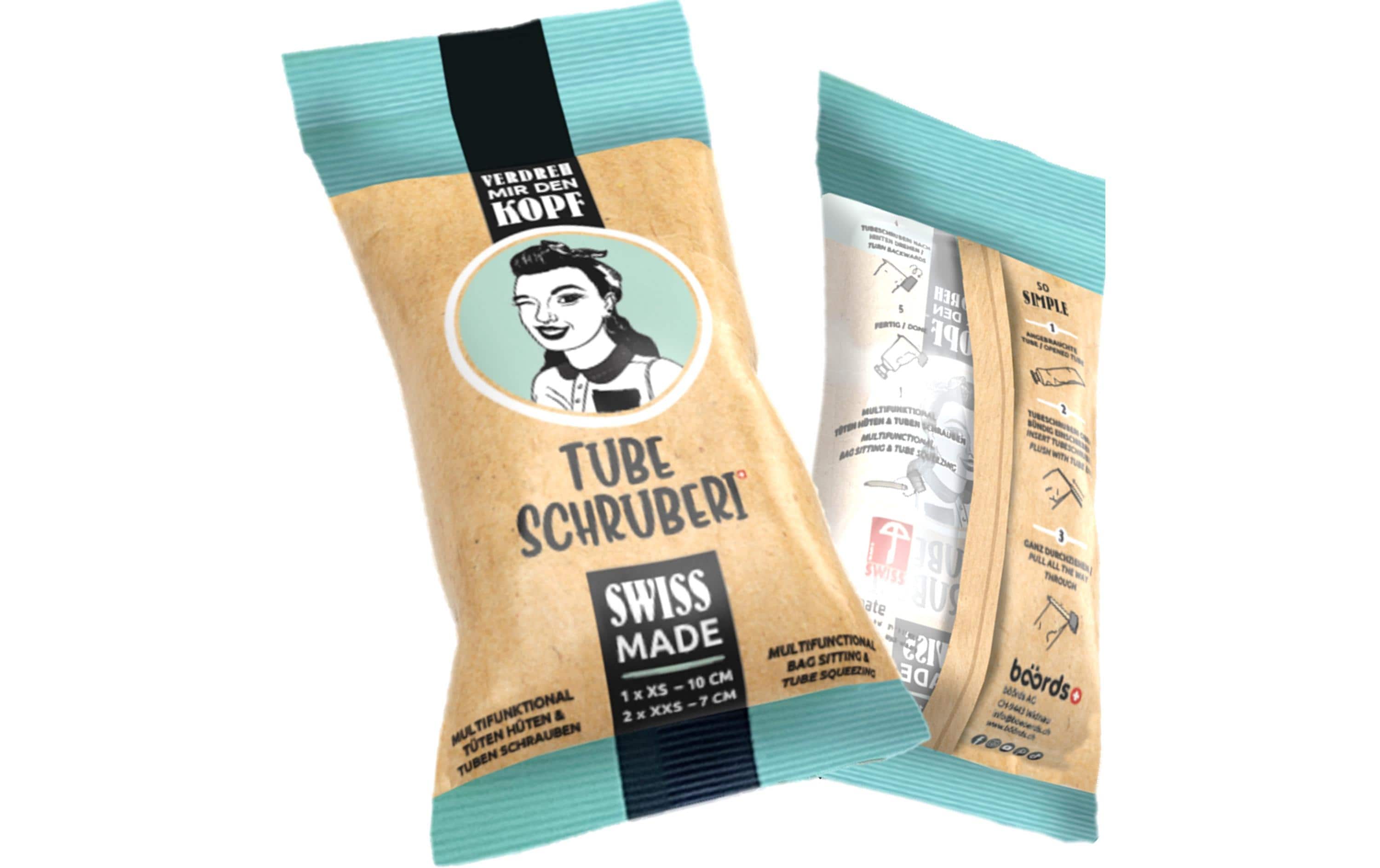 böörds Tubeschruberi 3 Stück, Beige/Weiss