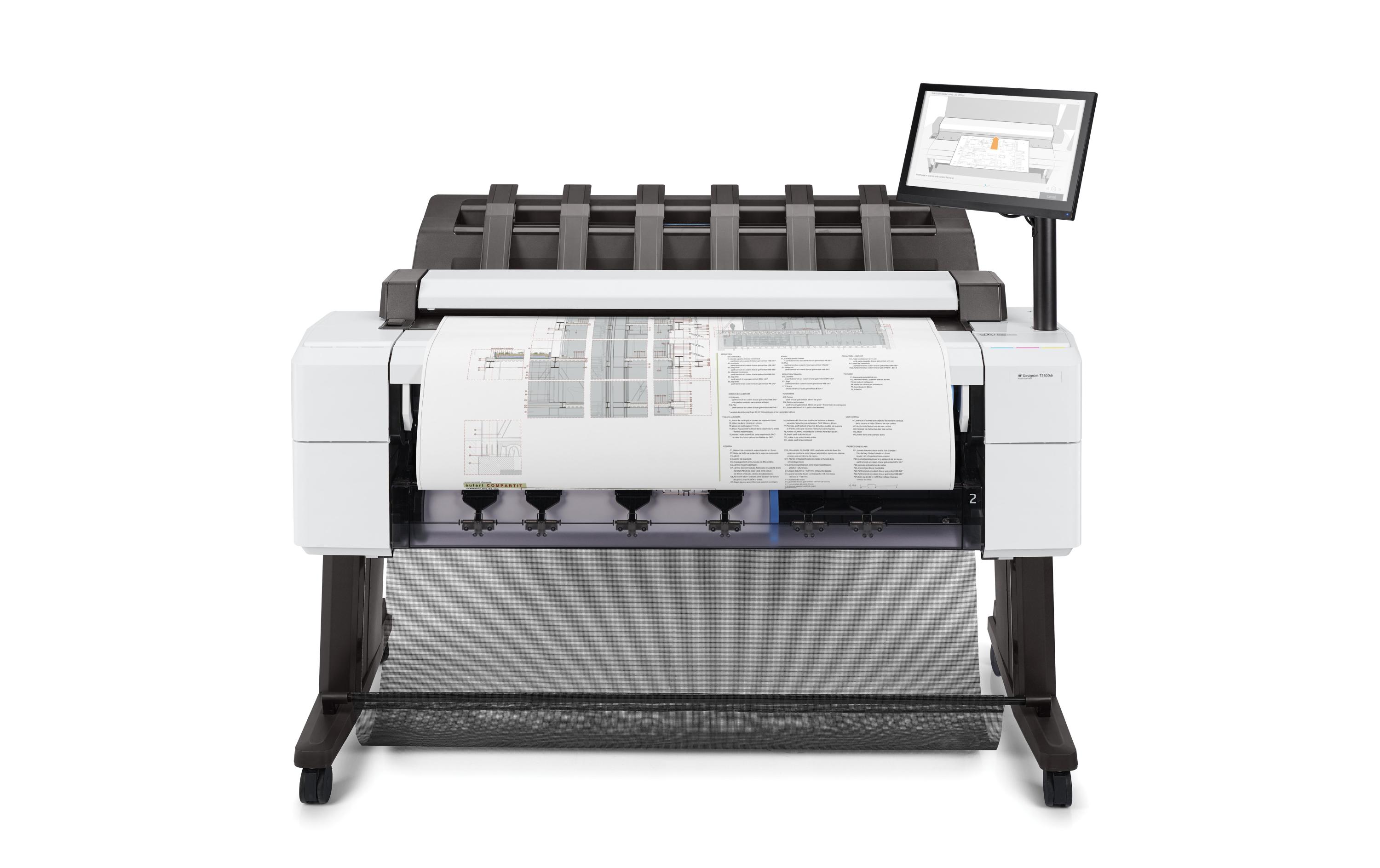 HP Grossformatdrucker DesignJet T2600DRPS