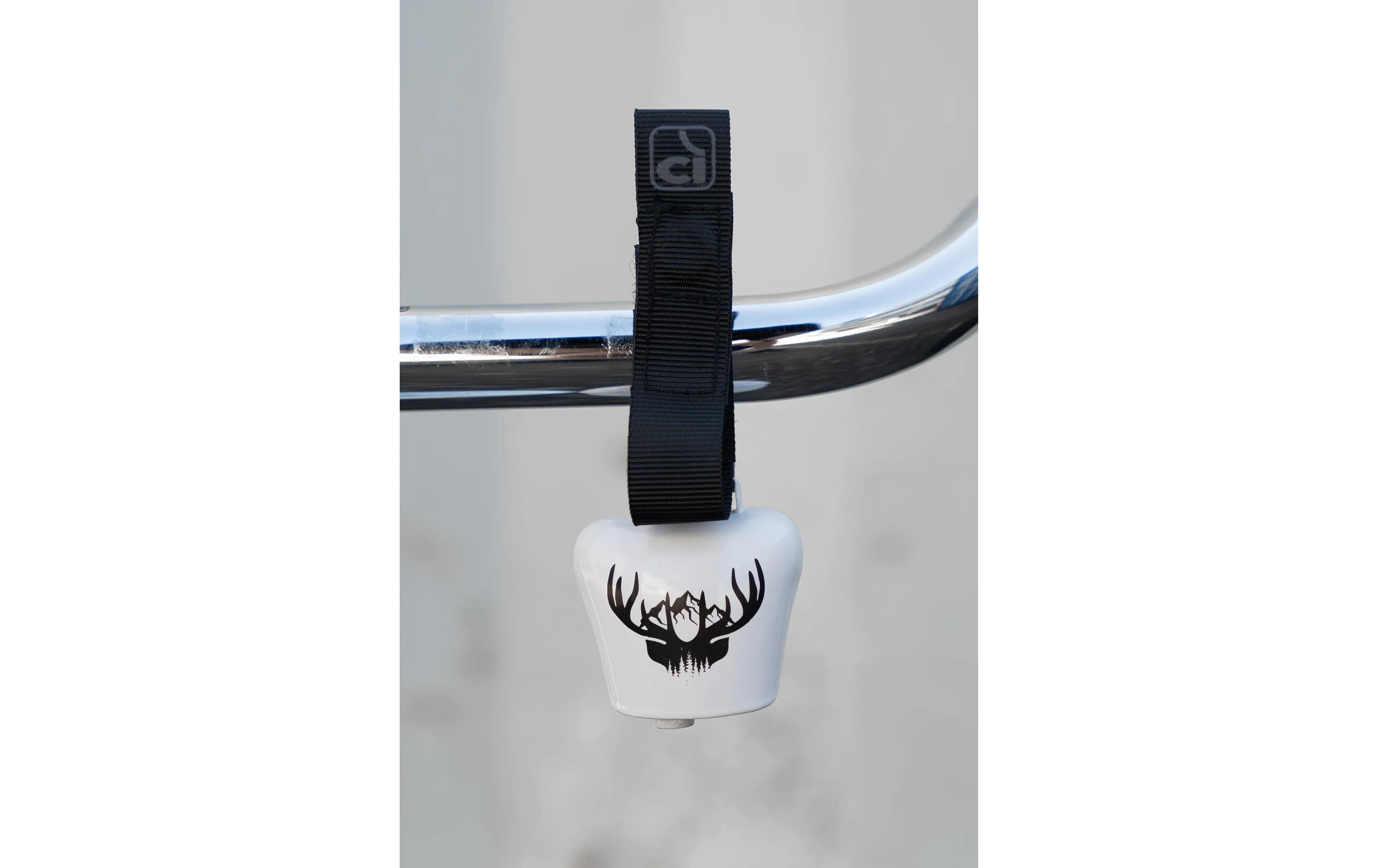 Incirca Fahrradglocke Cowebell Stahl, Weiss