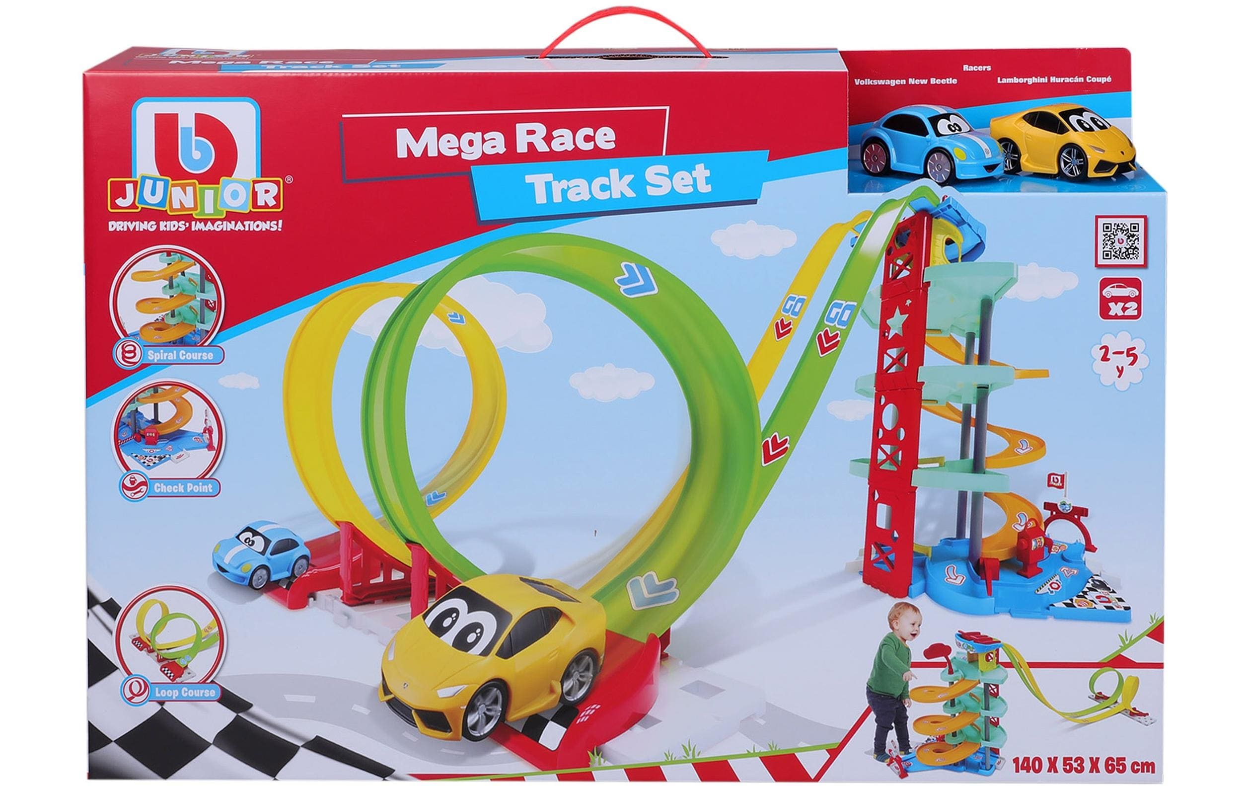 BB Junior Mega Race Track Set Garage