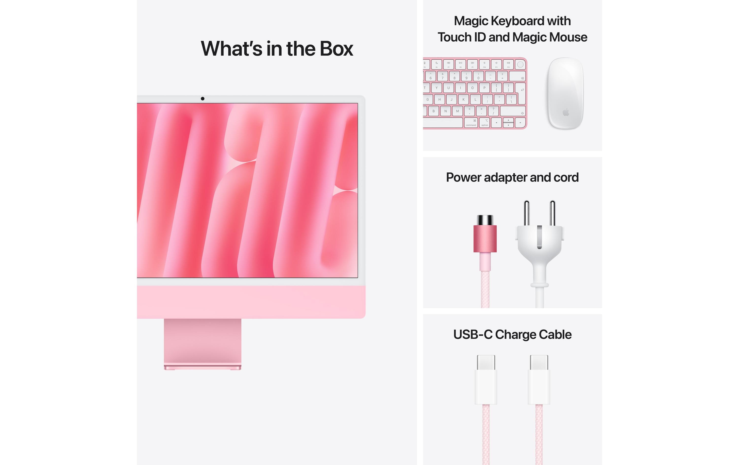 Apple iMac 24 M4 10C GPU / 512 GB / 16 GB Pink