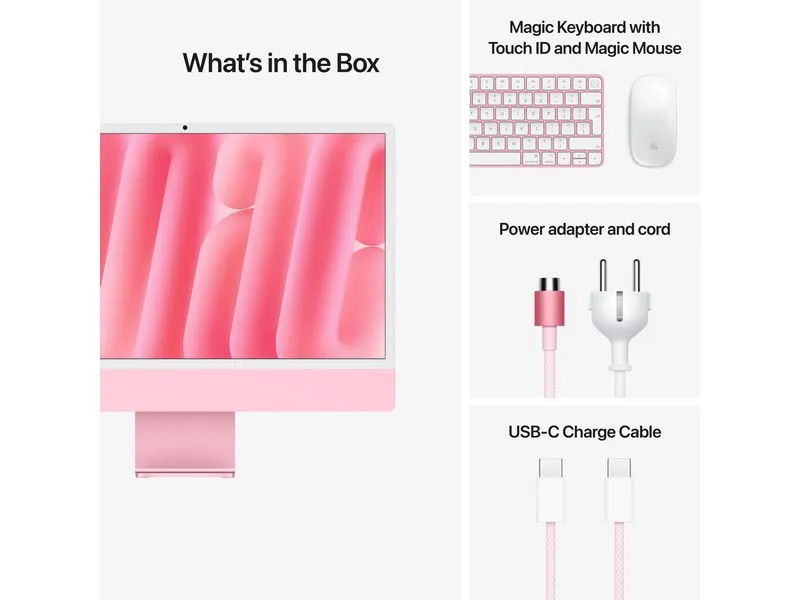 Apple iMac 24 M4 10C GPU / 256 GB / 16 GB Pink